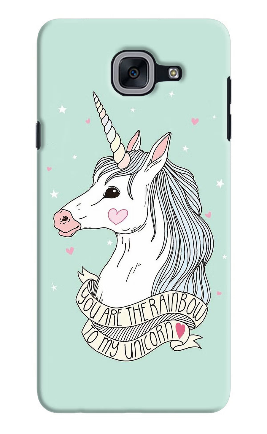 Unicorn Wallpaper Samsung J7 Max Back Cover, Hard case