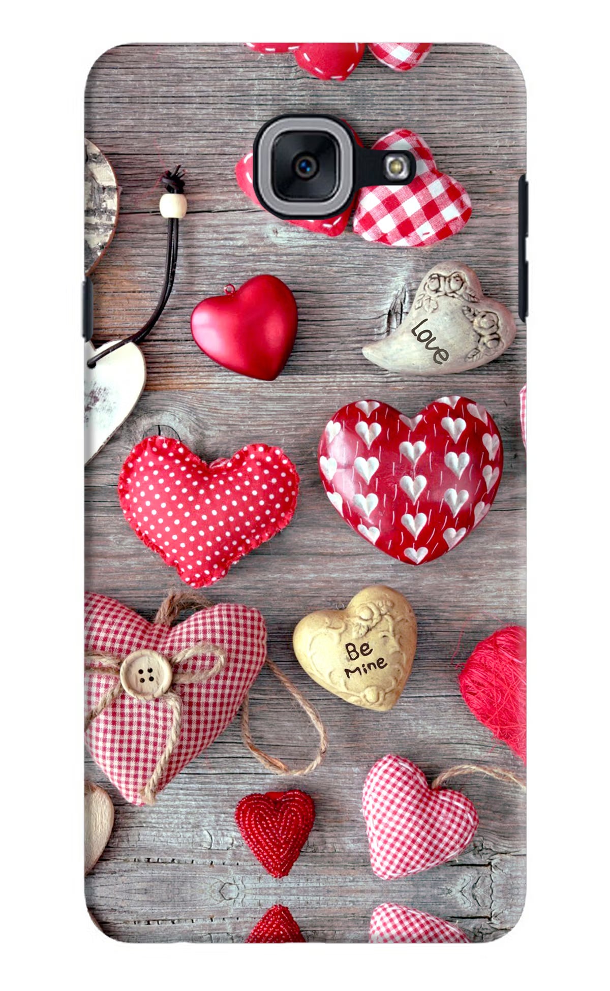 Love Wallpaper Samsung J7 Max Hard Case Back Cover by Casekaro