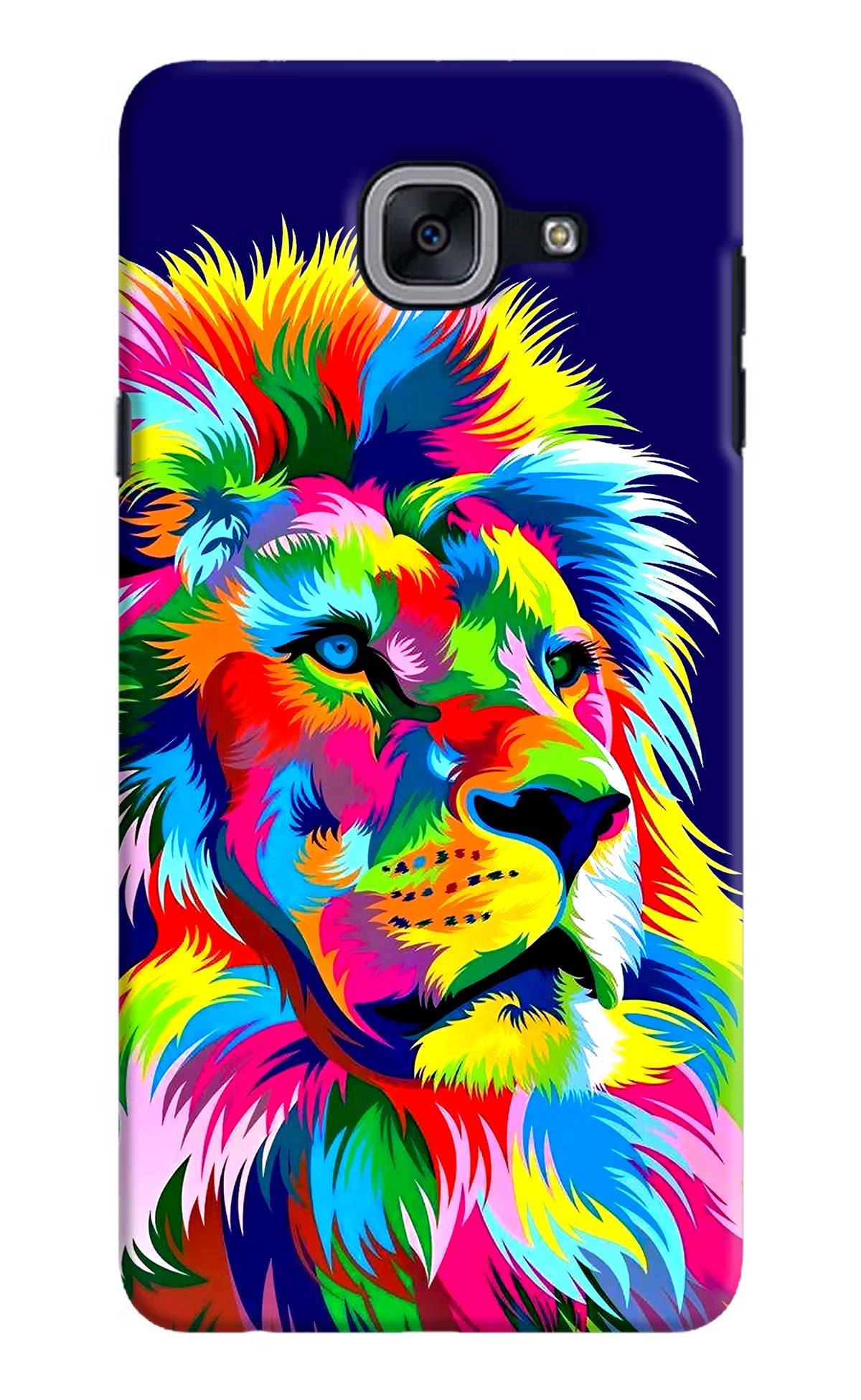 Vector Art Lion Samsung J7 Max Hard Case Back Cover by Casekaro