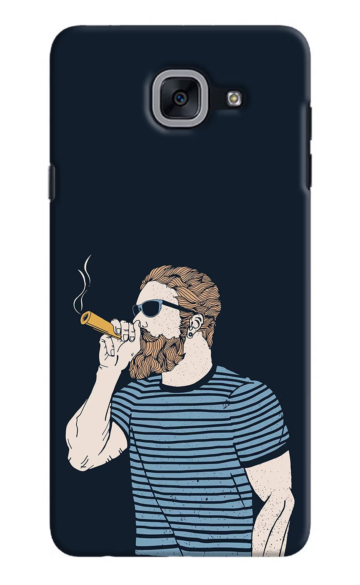 Smoking Samsung J7 Max Hard Case Back Cover by Casekaro