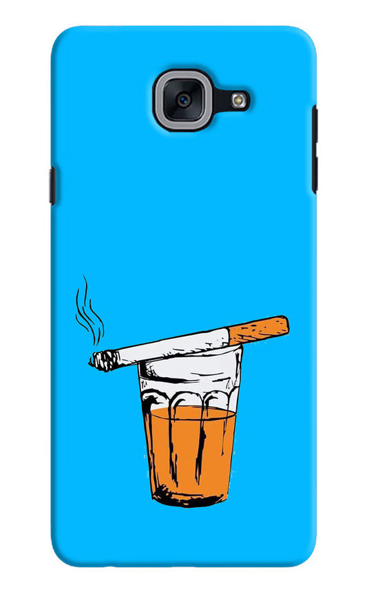Chai Sutta Samsung J7 Max Hard Case Back Cover by Casekaro