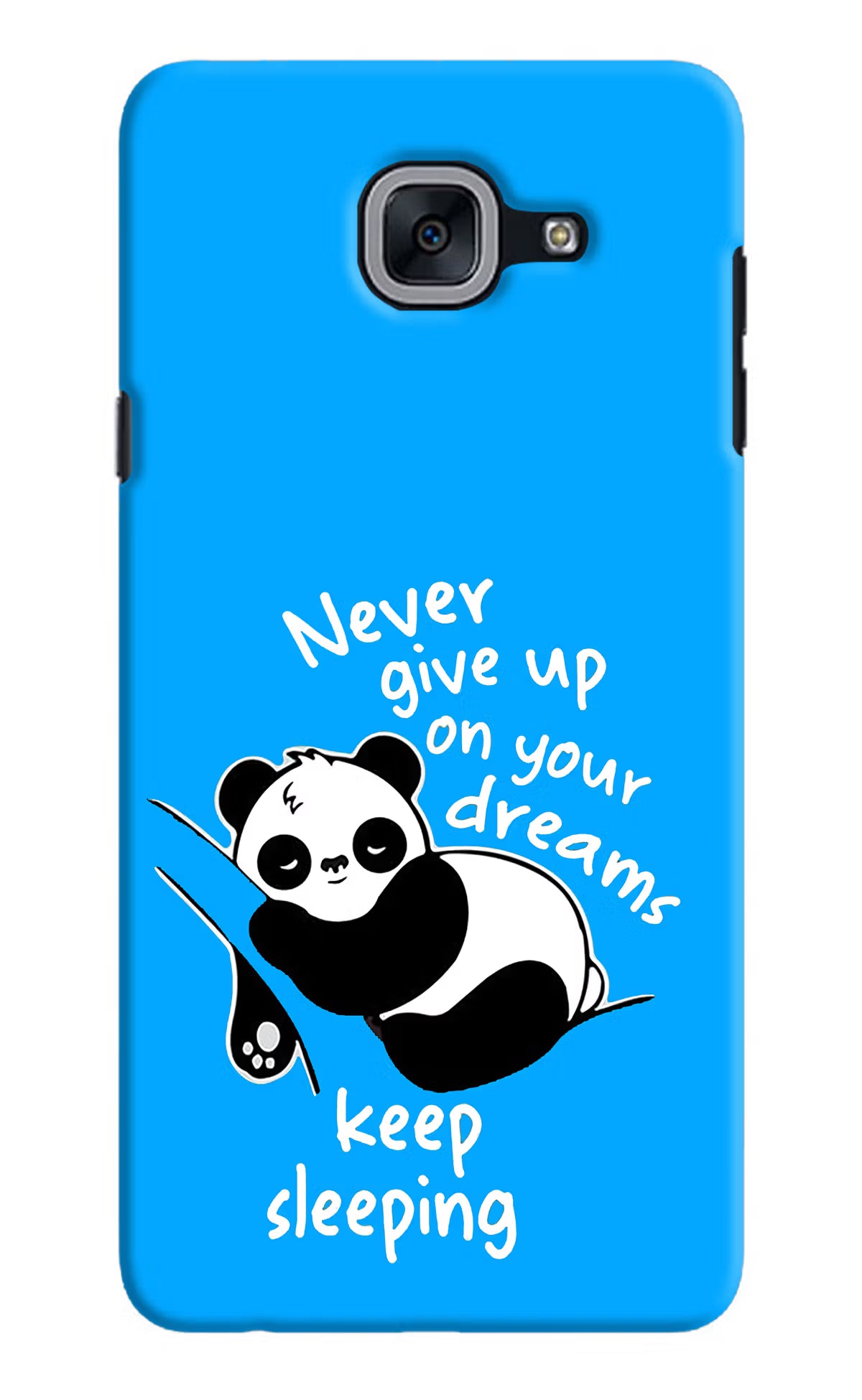 Keep Sleeping Samsung J7 Max Hard Case Back Cover by Casekaro