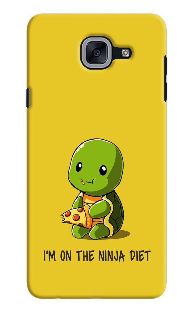 I'm on Ninja Diet Samsung J7 Max Hard Case Back Cover by Casekaro
