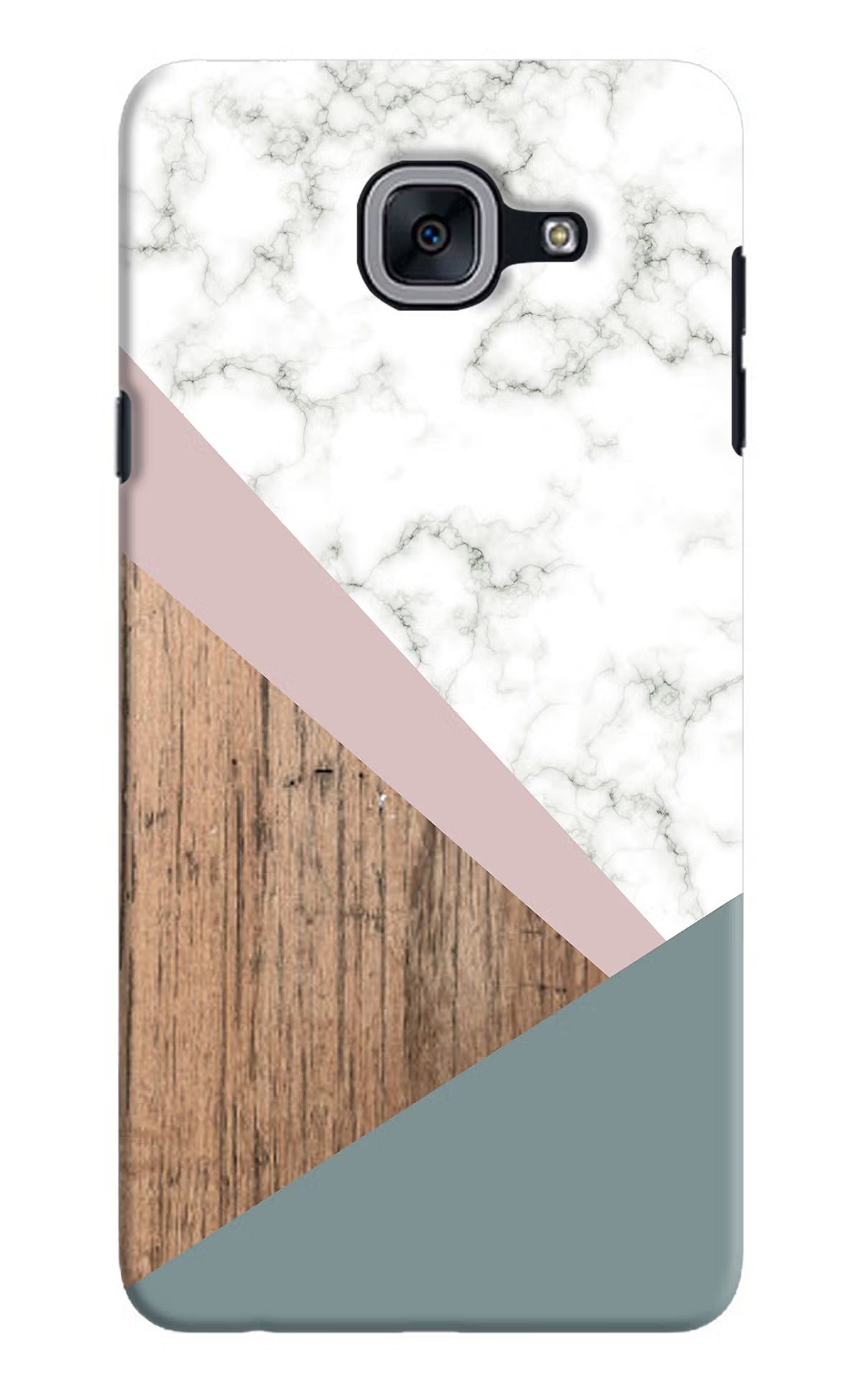 Marble wood Abstract Samsung J7 Max Hard Case Back Cover by Casekaro