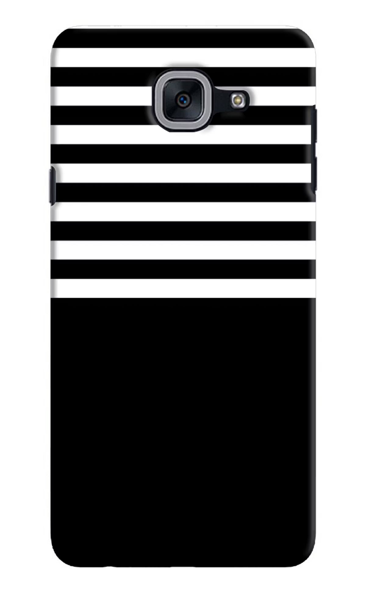 Black and White Print Samsung J7 Max Hard Case Back Cover by Casekaro