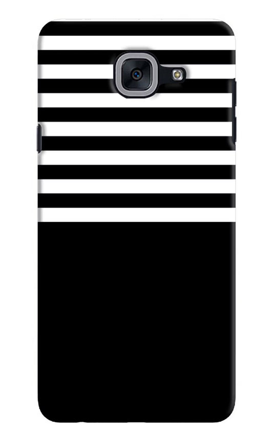 Black and White Print Samsung J7 Max Hard Case Back Cover by Casekaro