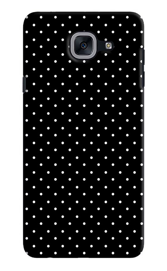 White Dots Samsung J7 Max Hard Case Back Cover by Casekaro