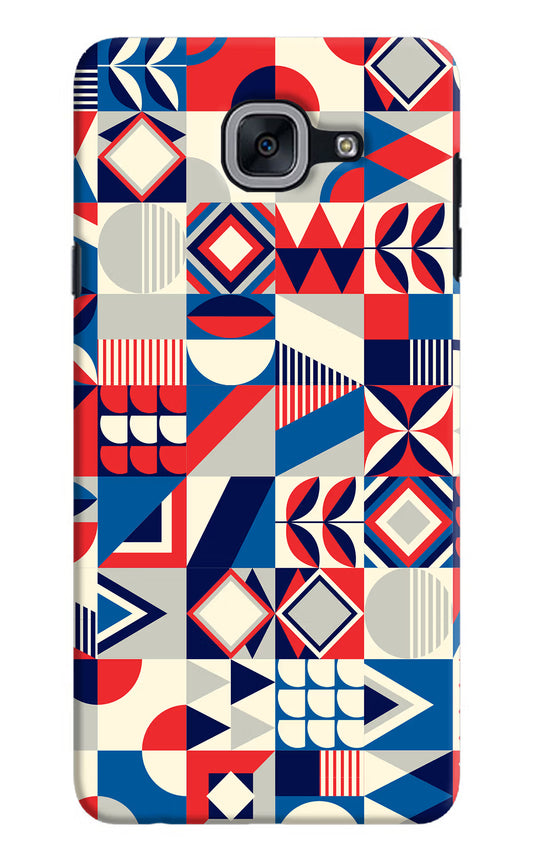 Colorful Pattern Samsung J7 Max Hard Case Back Cover by Casekaro