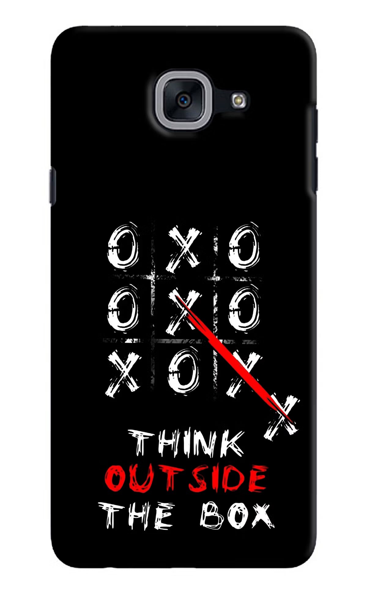 Think out of the BOX Samsung J7 Max Hard Case Back Cover by Casekaro
