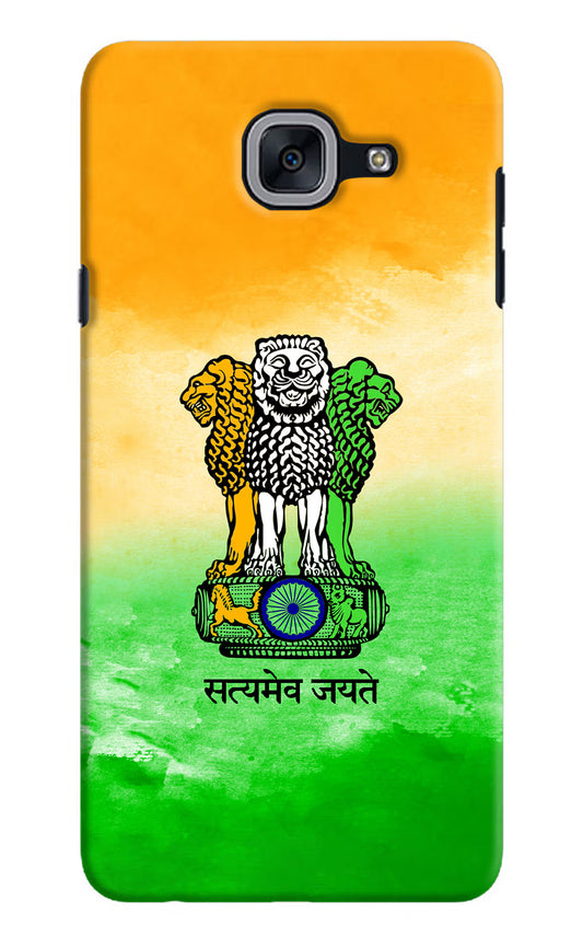 Satyamev Jayate Flag Samsung J7 Max Hard Case Back Cover by Casekaro
