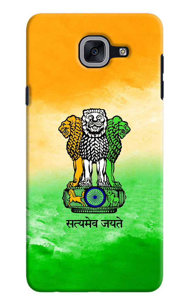 Satyamev Jayate Flag Samsung J7 Max Hard Case Back Cover by Casekaro