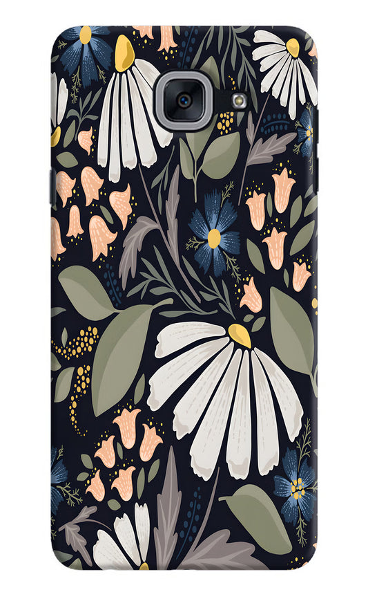Flowers Art Samsung J7 Max Hard Case Back Cover by Casekaro