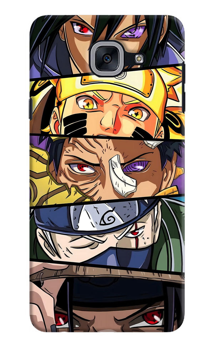 Naruto Character Samsung J7 Max Back Cover, Hard case
