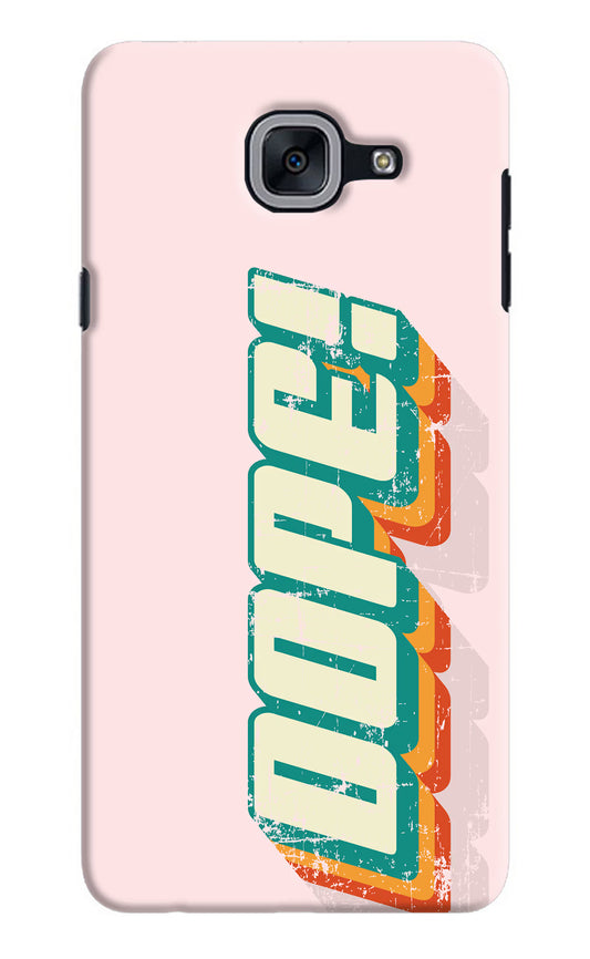 Dope Samsung J7 Max Hard Case Back Cover by Casekaro