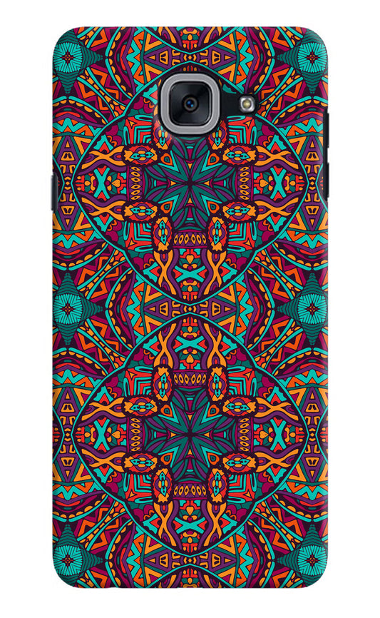 Colour Mandala Samsung J7 Max Hard Case Back Cover by Casekaro