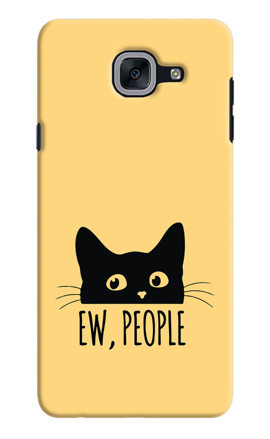 Ew People Catitude Samsung J7 Max Hard Case Back Cover by Casekaro