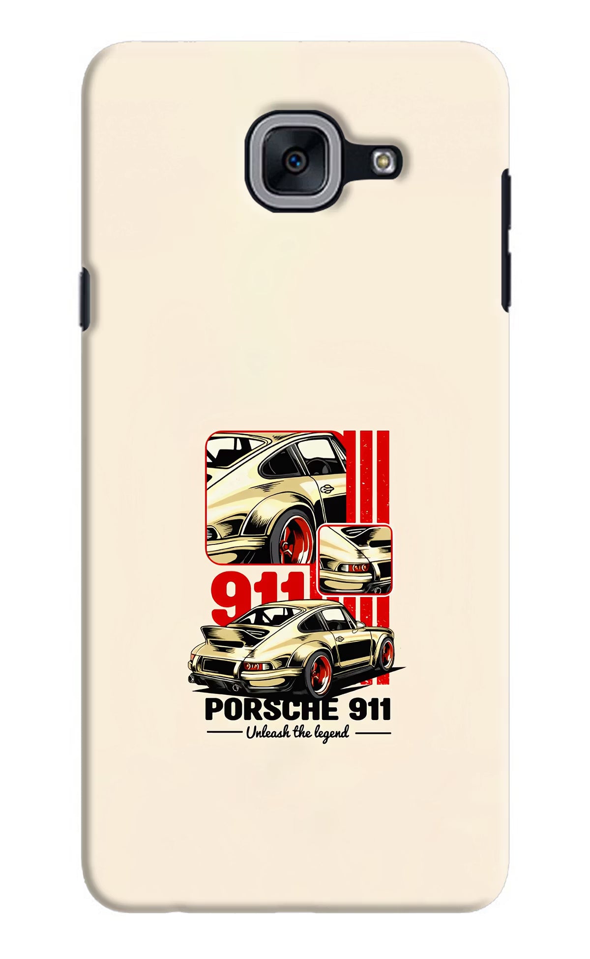 Classic Porsche 911 Samsung J7 Max Hard Case Back Cover by Casekaro