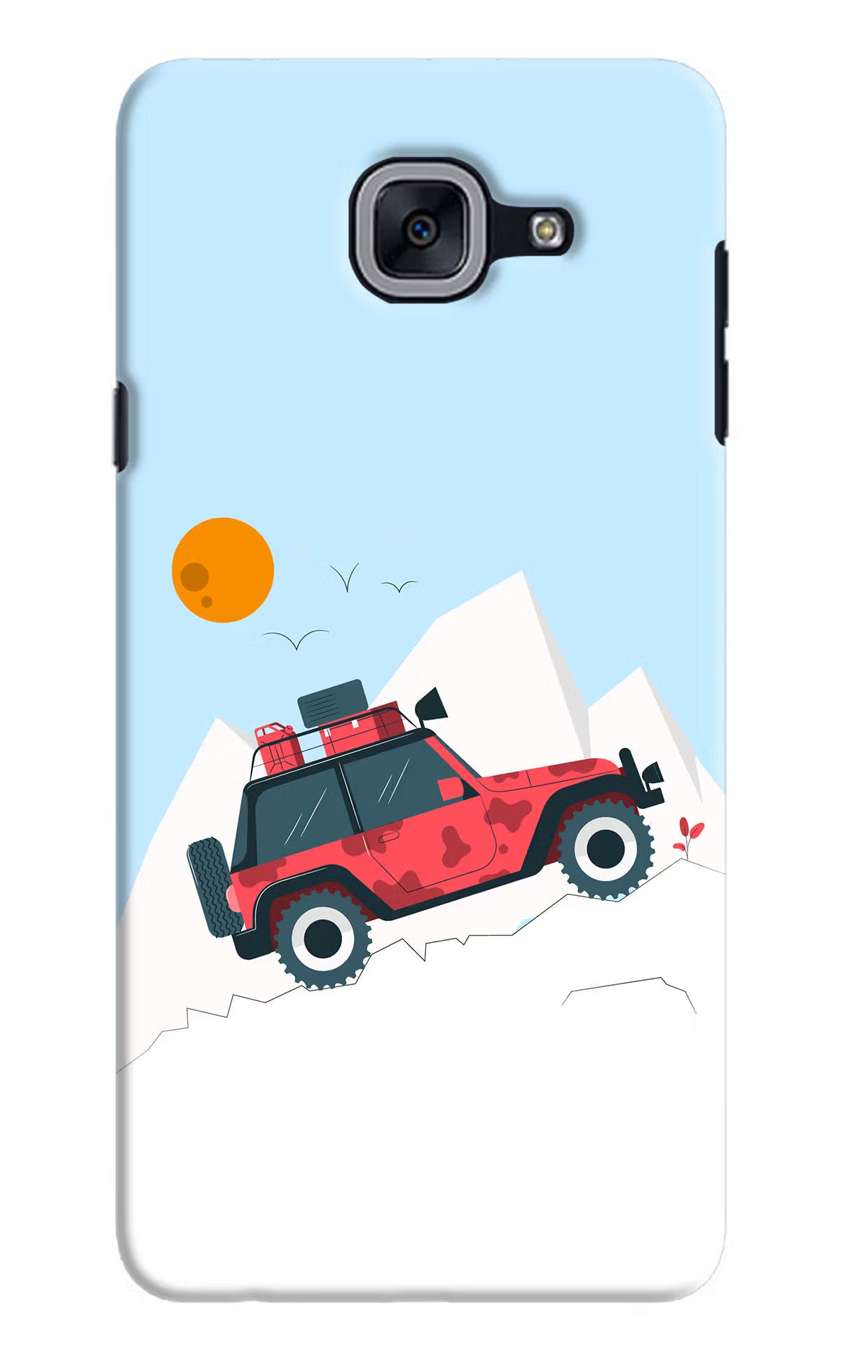 Mountain Trail Beast Samsung J7 Max Hard Case Back Cover by Casekaro