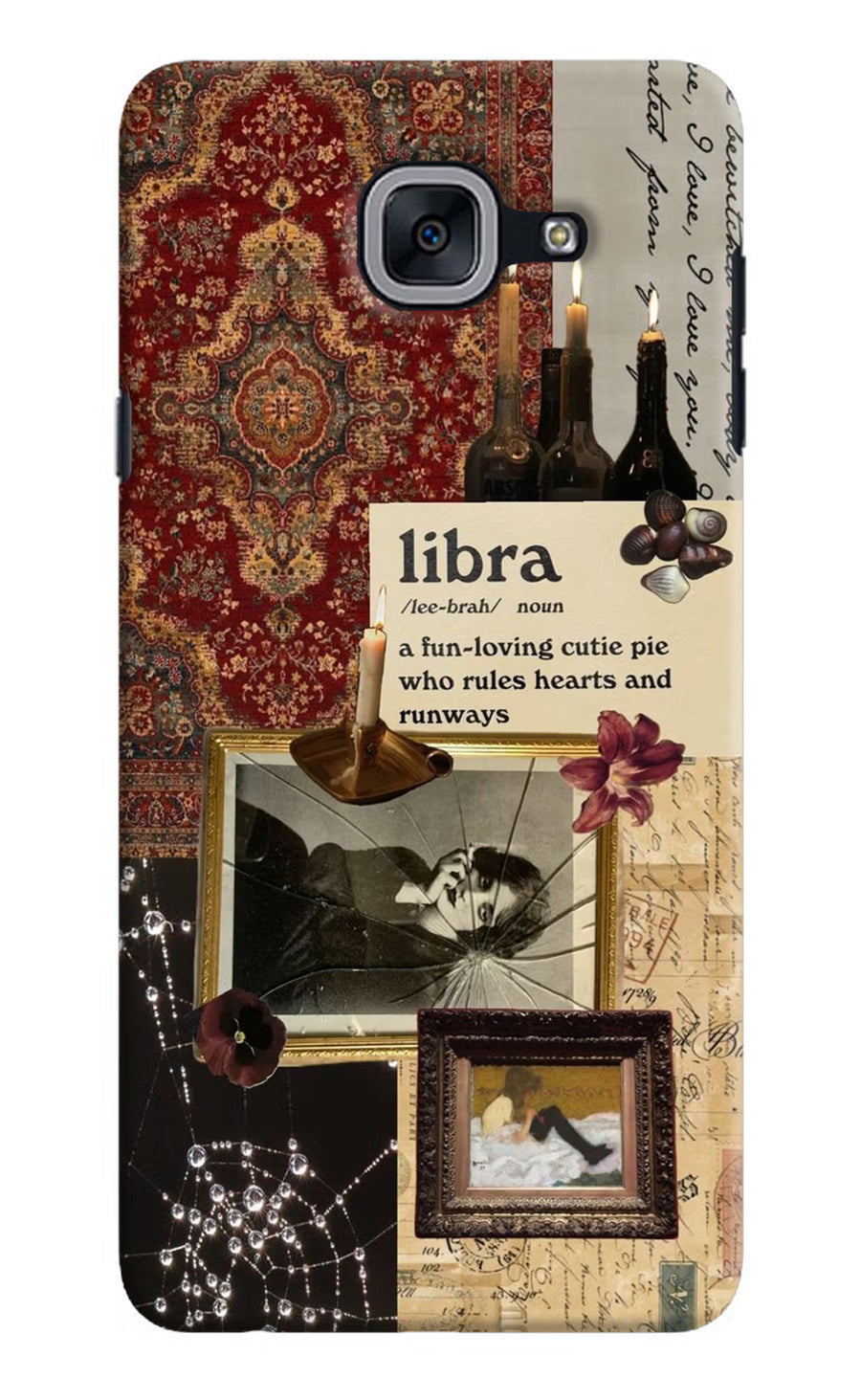 Libra Zodiac Samsung J7 Max Back Cover, Hard case