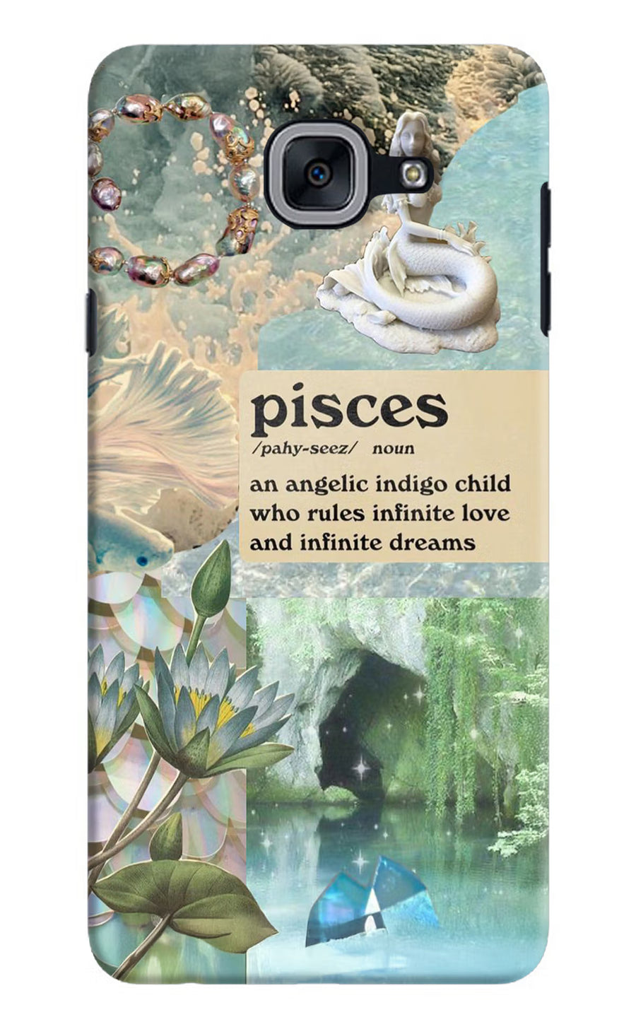 Pisces Zodiac Samsung J7 Max Back Cover, Hard case