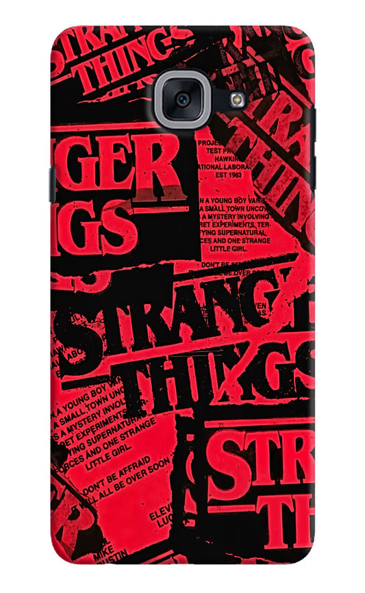 Ordinary Things Samsung J7 Max Hard Case Back Cover by Casekaro