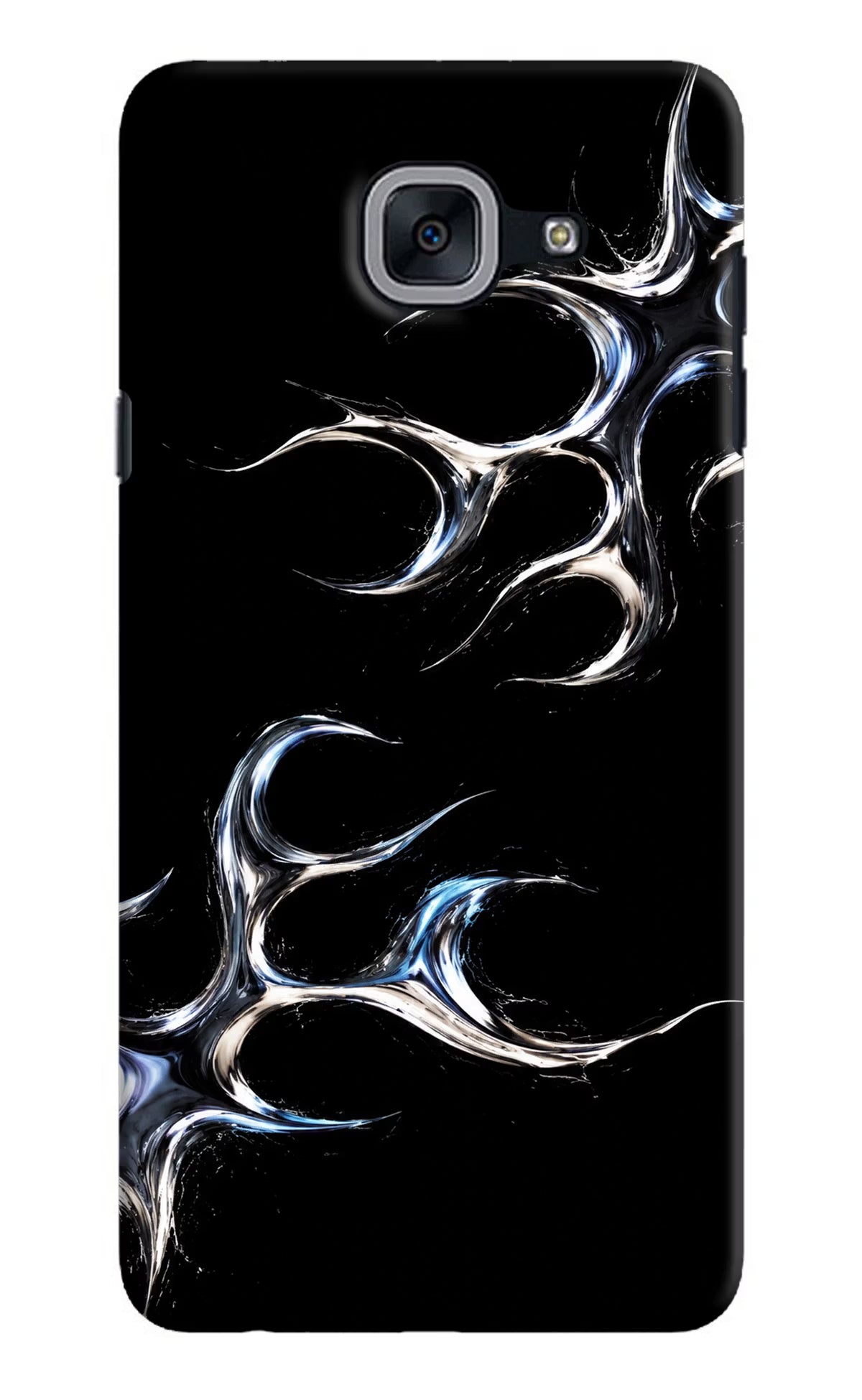 Chrome Tribal Samsung J7 Max Hard Case Back Cover by Casekaro