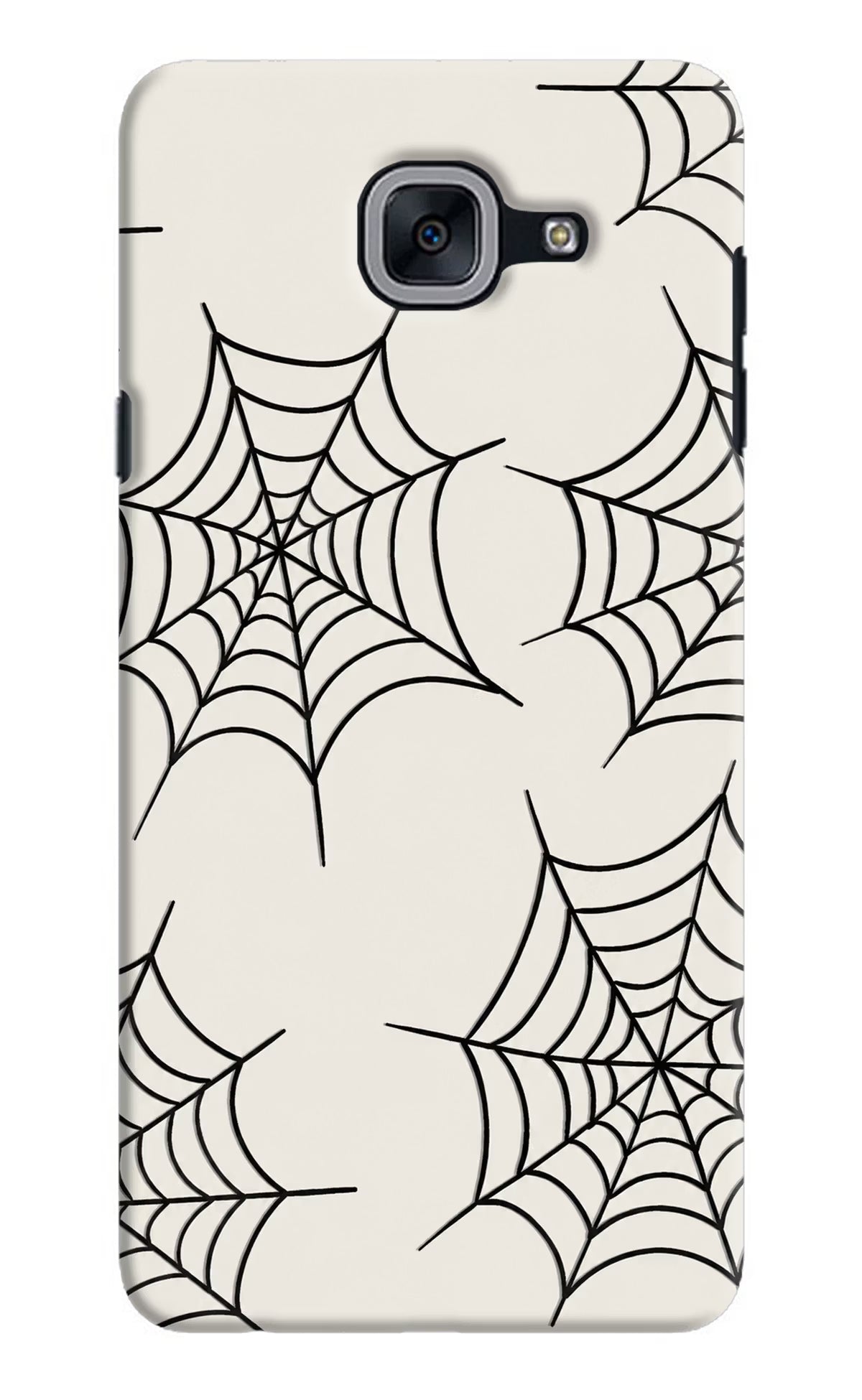 Spider Web Samsung J7 Max Hard Case Back Cover by Casekaro