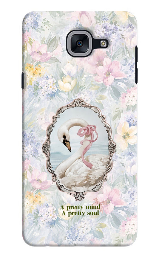 Pretty Mind Pretty Soul Samsung J7 Max Hard Case Back Cover by Casekaro