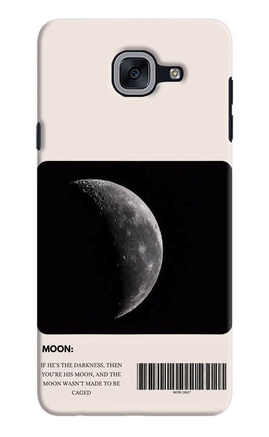 Moon Phase Samsung J7 Max Hard Case Back Cover by Casekaro
