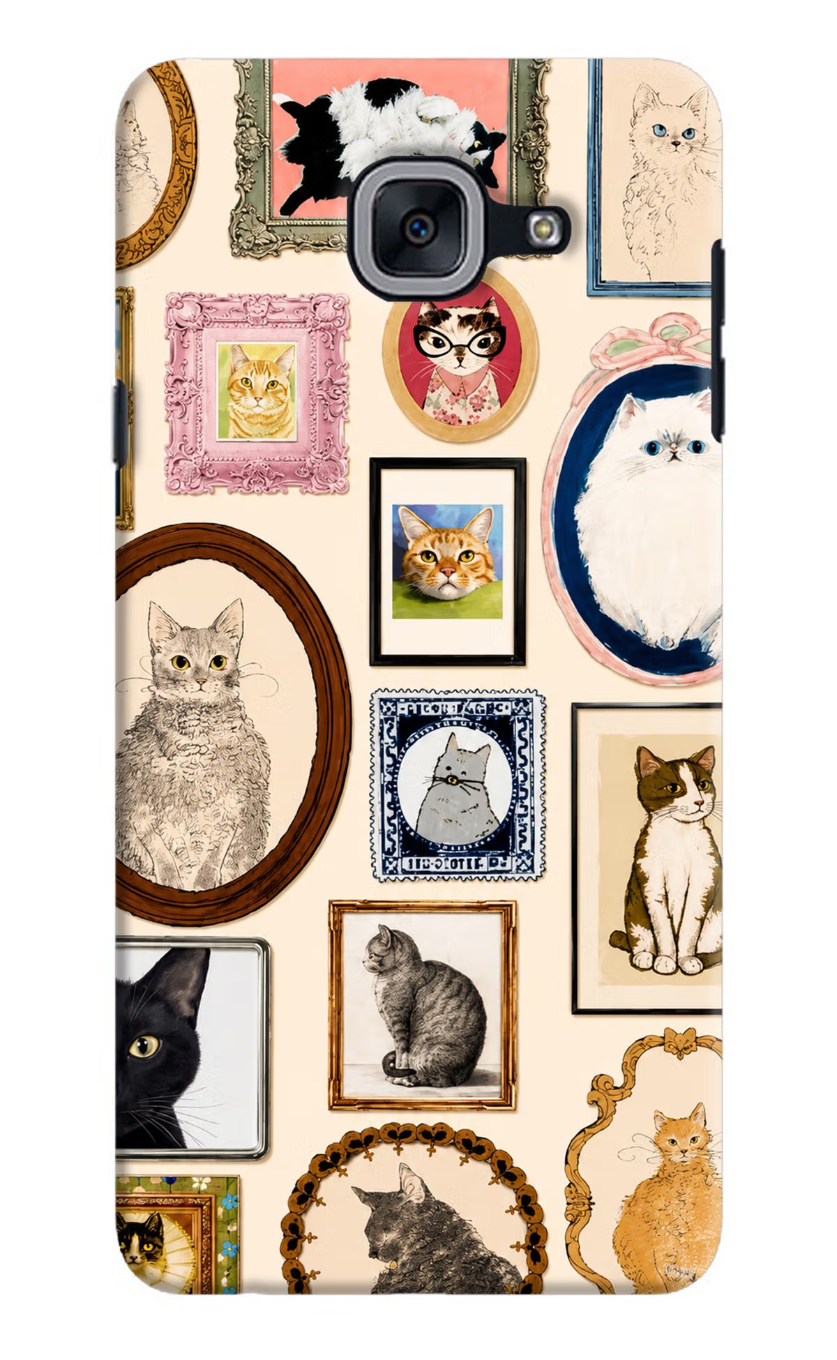 Mirror Cats Samsung J7 Max Back Cover