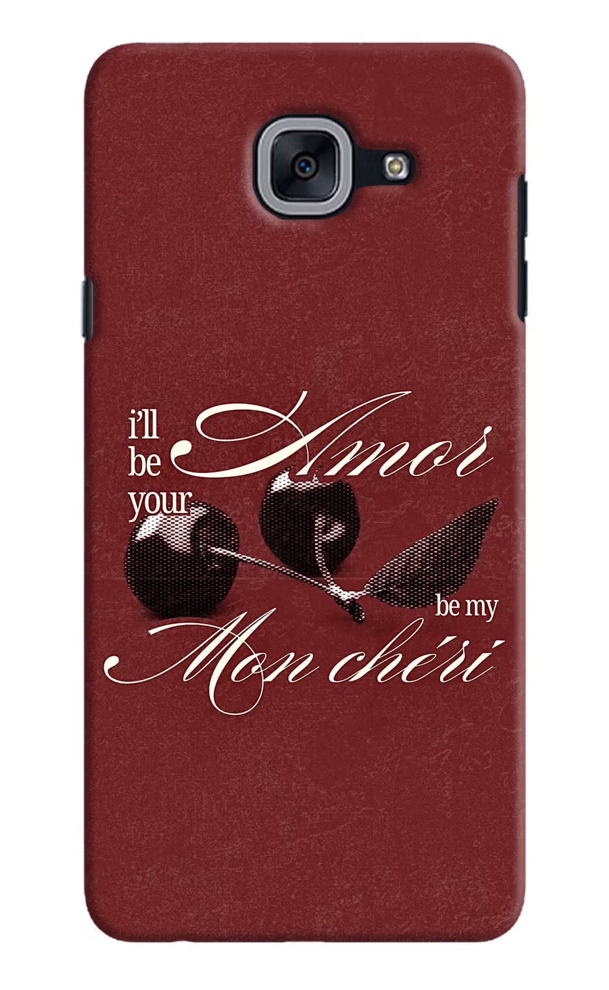 Velvet Cherry Samsung J7 Max Back Cover
