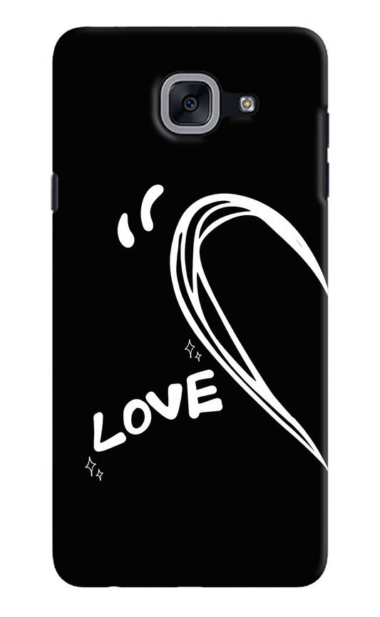 Love Line Samsung J7 Max Hard Case Back Cover by Casekaro
