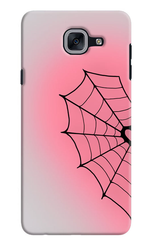 Pink Web Samsung J7 Max Hard Case Back Cover by Casekaro