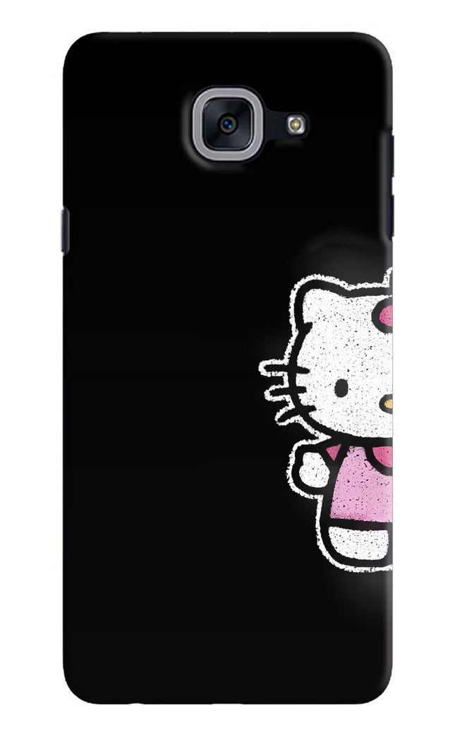 Kitty Charm Samsung J7 Max Hard Case Back Cover by Casekaro
