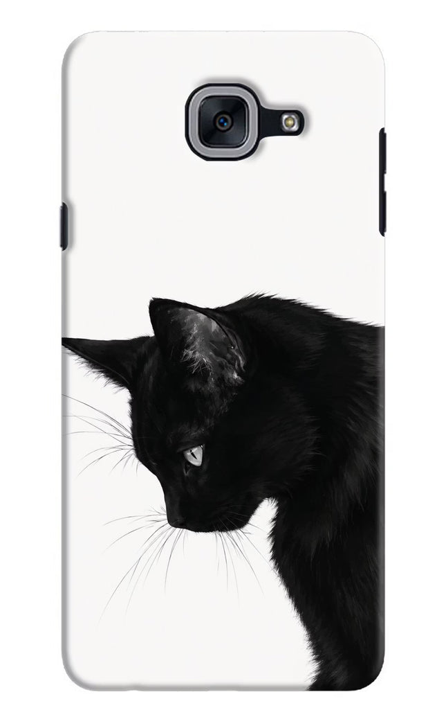 Shadow Gaze Samsung J7 Max Hard Case Back Cover by Casekaro