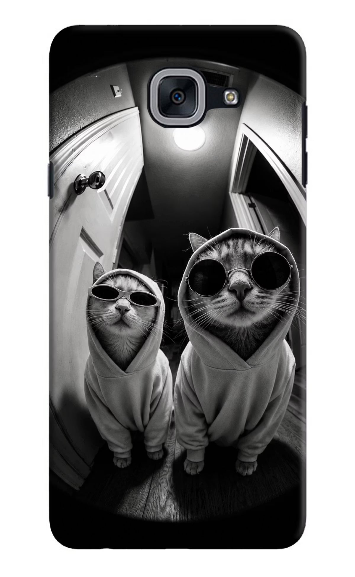 Hood Cats Samsung J7 Max Back Cover
