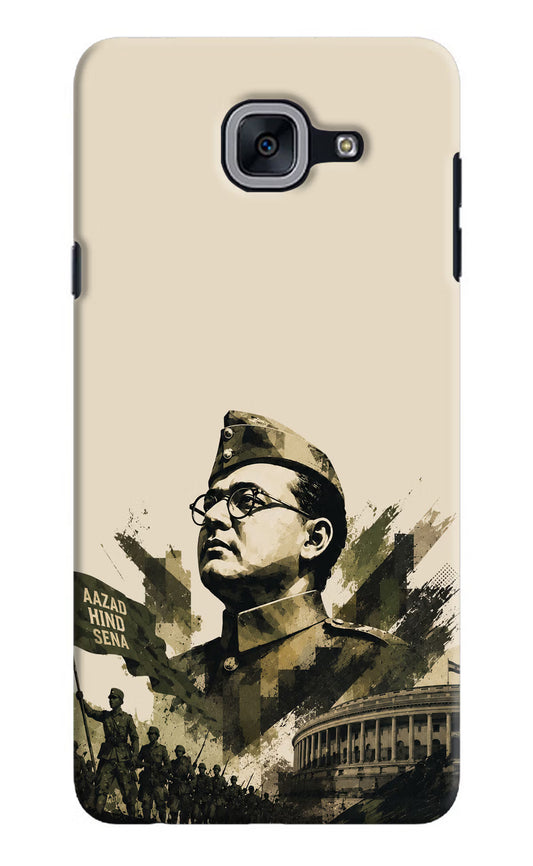 Netaji Rising Samsung J7 Max Back Cover