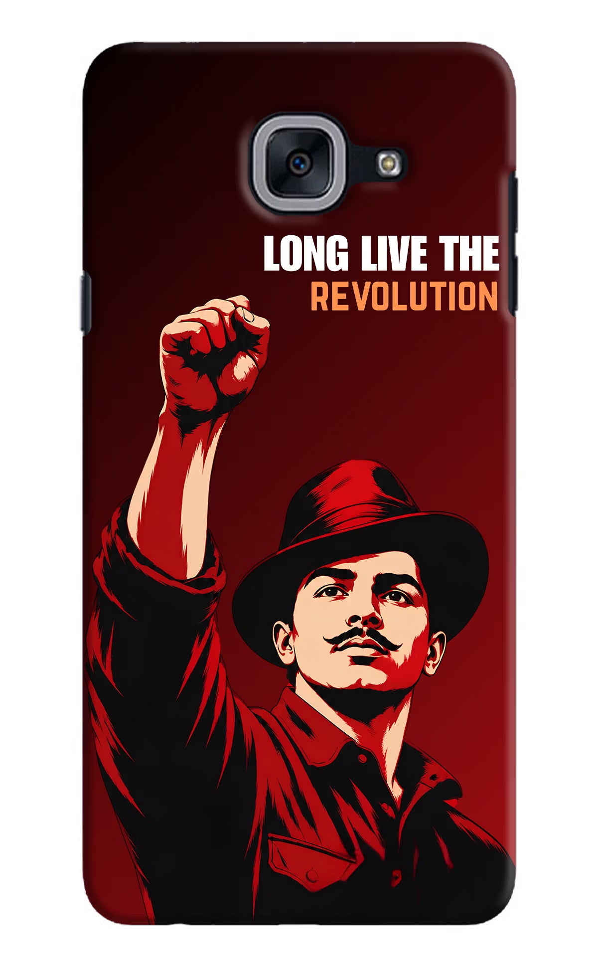 Bhagat Singh Revolution Samsung J7 Max Back Cover