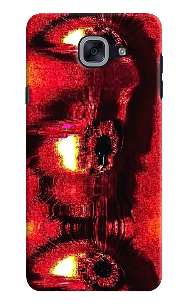 Fire Eye Samsung J7 Max Hard Case Back Cover by Casekaro