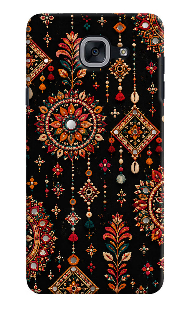 Boho Noir Samsung J7 Max Hard Case Back Cover by Casekaro