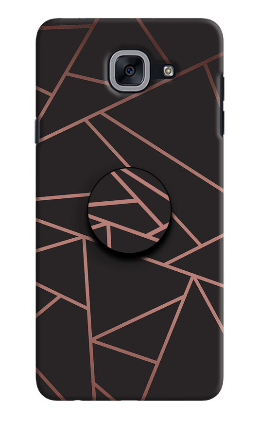 Geometric Pattern Samsung J7 Max Pop Case by Casekaro