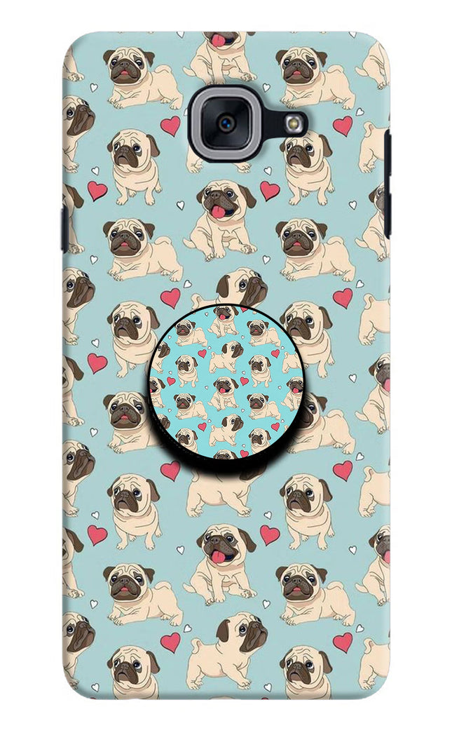 Pug Dog Samsung J7 Max Pop Case by Casekaro