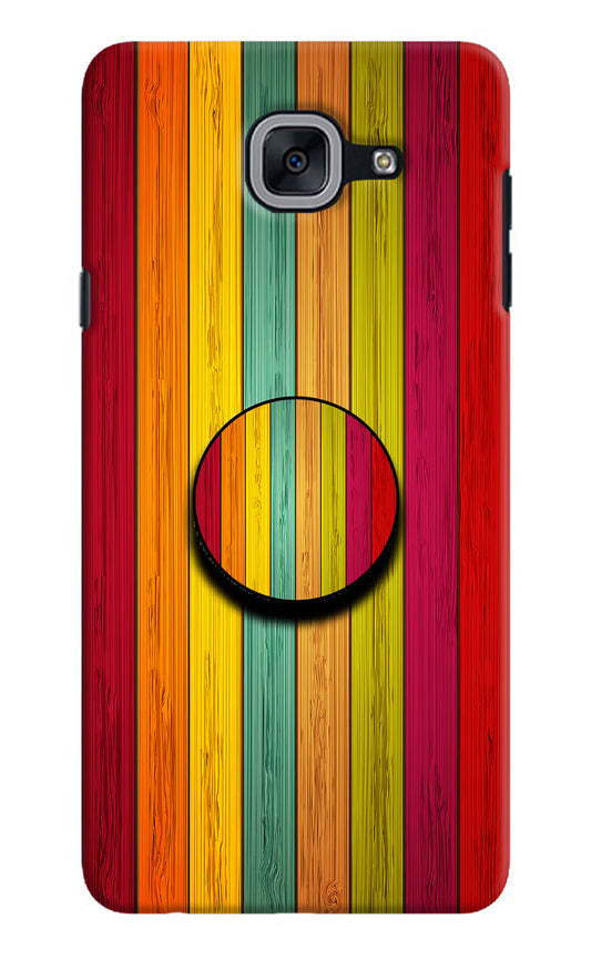Multicolor Wooden Samsung J7 Max Pop Case by Casekaro