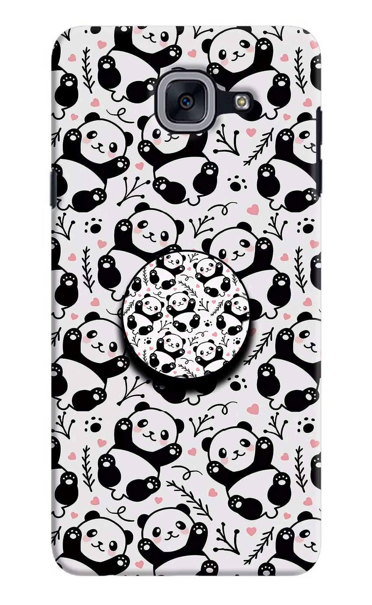 Cute Panda Samsung J7 Max Pop Case by Casekaro