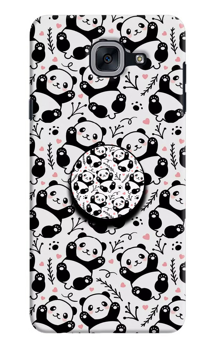 Cute Panda Samsung J7 Max Pop Case, Hard case