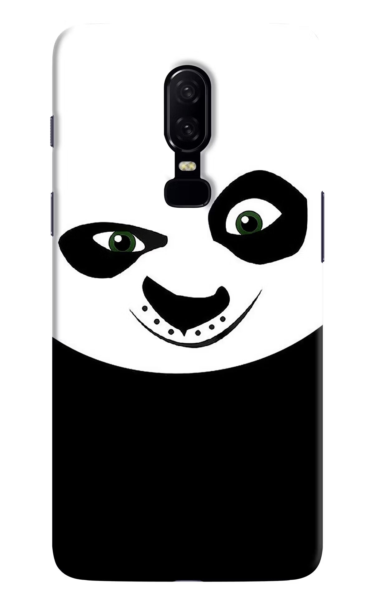 Panda Oneplus 6 Hard Case Back Cover by Casekaro