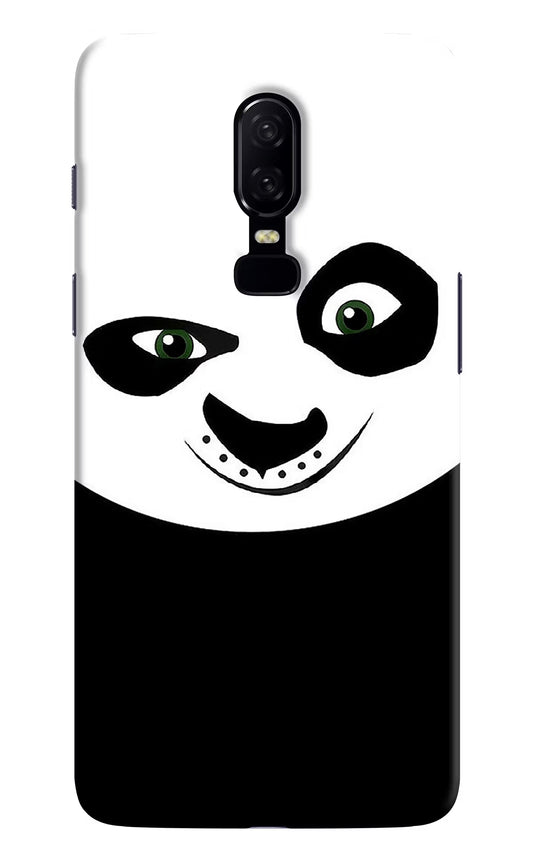 Panda Oneplus 6 Hard Case Back Cover by Casekaro