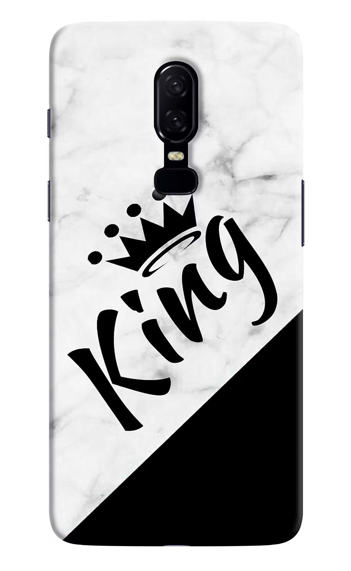 King Oneplus 6 Hard Case Back Cover by Casekaro