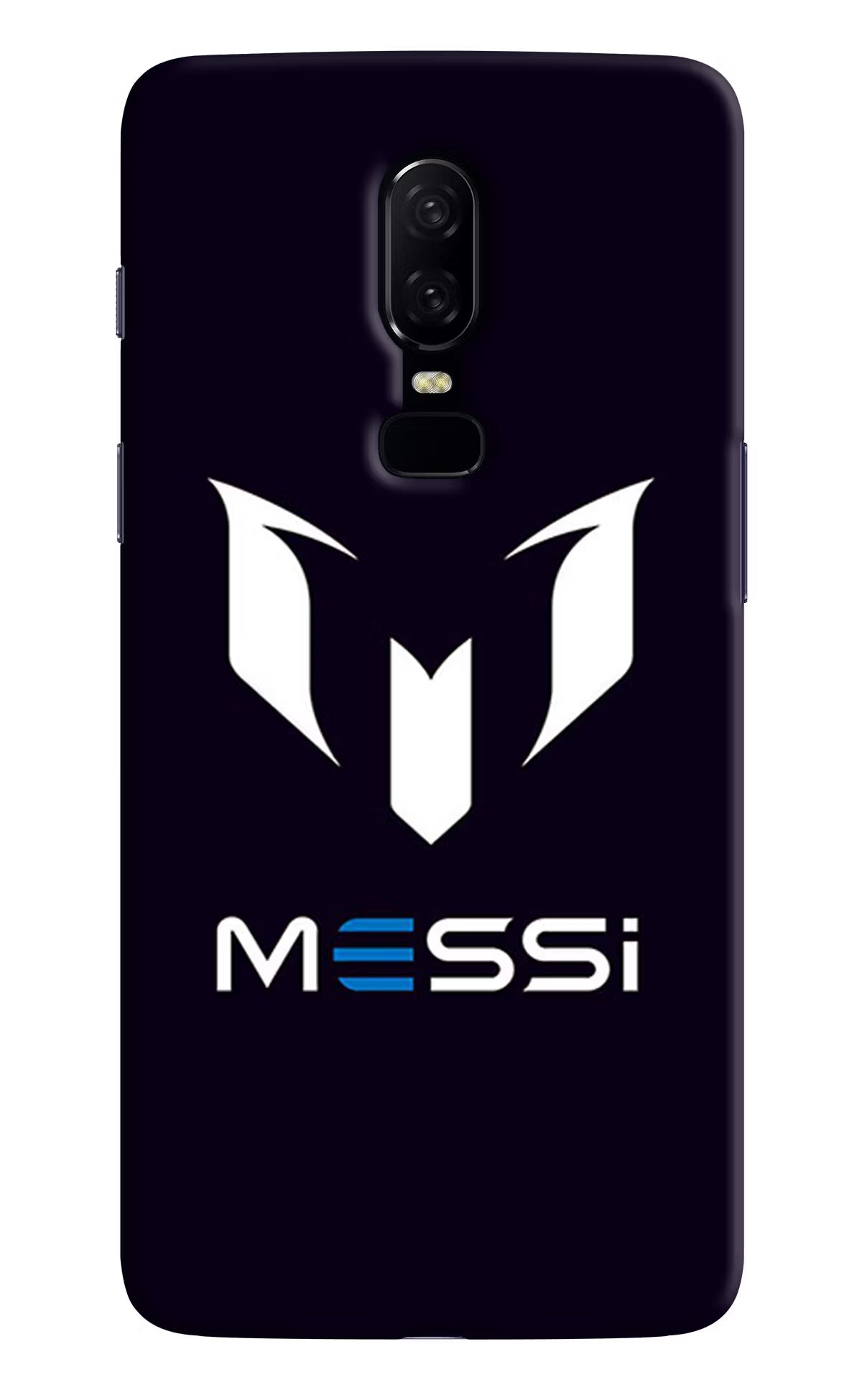 Messi Logo Oneplus 6 Hard Case Back Cover by Casekaro
