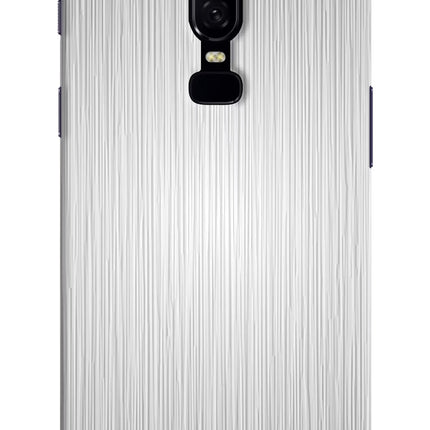 Wooden Grey Texture Oneplus 6 Hard Case Back Cover by Casekaro